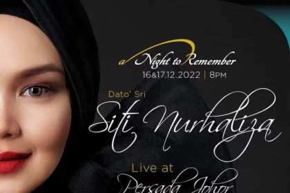 Tarikh Konsert Johor Dato' Seri Siti Nurhaliza Ditunda Selepas Pilihan Raya Malaysia